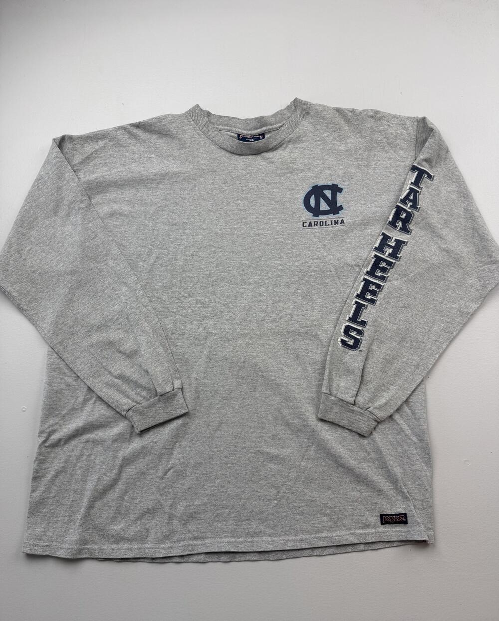 Vintage North Carolina Tar Heels Shirt Mens XL Gray NCAA Basketball JanSport USA
